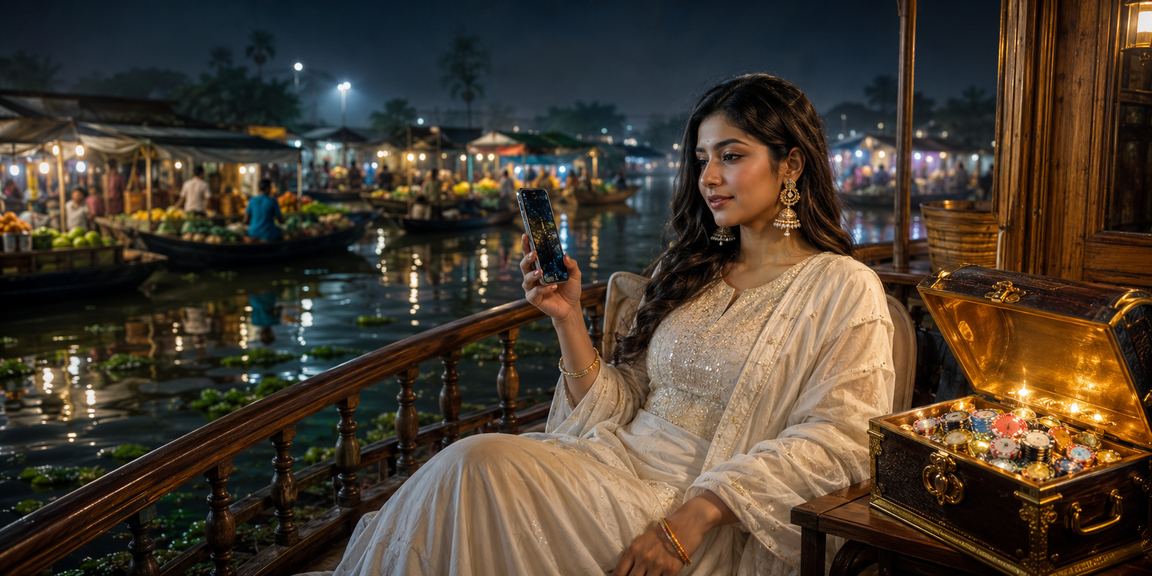বরিশালে অনলাইন পোকার গেমে মনোযোগী একজন বাংলাদেশি খেলোয়াড়